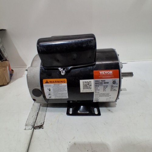 VEVOR SINGLE PHASE INDUCTION MOTOR - 230V - 3450 RPM (MODEL: DP123756) image 2