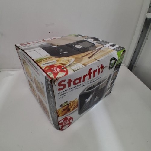 STARFRIT COMPACT ELECTRIC OIL DEEP FRYER WITH REMOVABLE CERAMIC BOWL AND VIEWING WINDOW - 2.5L CAPACITY - BLACK (MODEL: DF-118) image 5