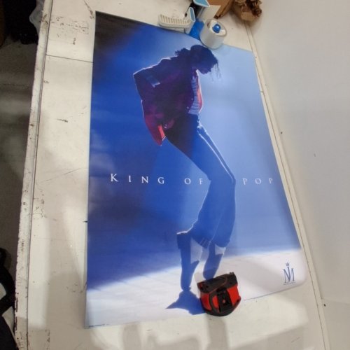 ALLPOSTERS MICHAEL JACKSON "KING OF POP POSTER" - 16" X 20" - BLUE image 2