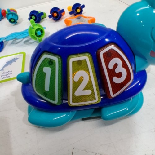 BABY EINSTEIN NEPTUNE'S OCEAN DISCOVERY JUMPER WITH ADJUSTABLE HEIGHT - 15+ MULTI-SENSORY TOYS/ACTIVITIES - 4 LANGUAGES - MULTI-COLOUR (MODEL: 10455) image 2