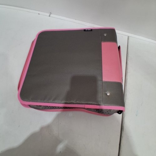 VIVIN ZIPPERED BINDER ORGANIZER WITH CROSSBODY STRAP - 2" - 3-RING - PINK/GRAY image 4