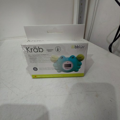 BBLUV KRAB 3-IN-1 THERMOMETER AND BATH TOY - 0M+ - GREEN - (MODEL: B0146-C-01) image 3