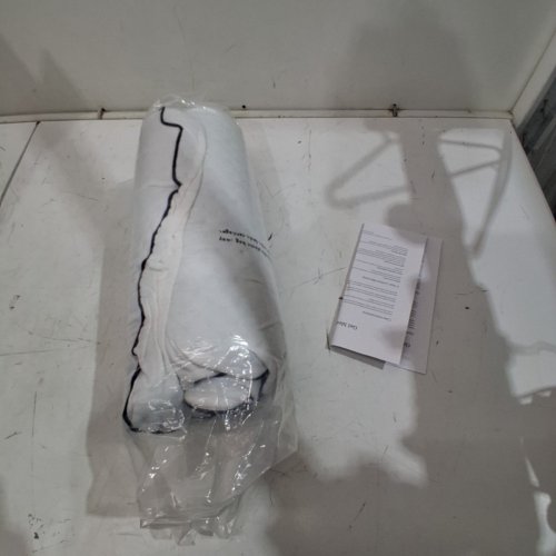 WEEKENDER VENTILATED COOL GEL INFUSED MEMORY FOAM PILLOWS FOR BREATHABLE COMFORT WITH WASHABLE REMOVABLE COVER- KING SIZE - 35” X 16” - WHITE & BLUE (MODEL: WKKK30GF) image 2
