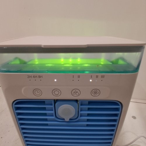 TIPTOP HOME PORTABLE AIR CONDITIONERS/ EVAPORATIVE AIR COOLER AC FAN - 3-SPEED - WHITE - (MODEL: F27) image 2