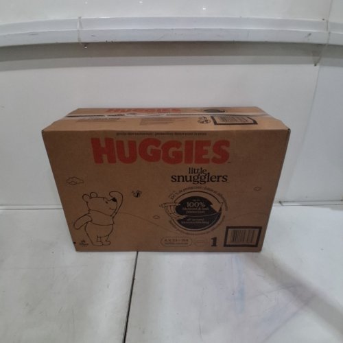 198PK HUGGIES LITTLE SNUGGLERS DISPOSABLE BABY DIAPERS - SIZE 1 image 4