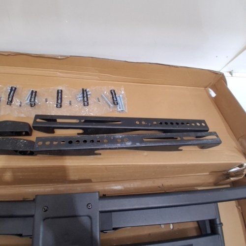 PERLESMITH EXTRA LARGE FULL-MOTION TV WALL-MOUNT - FITS DISPLAYS 50"-90" - BLACK (MODEL: PSXFK1) image 4