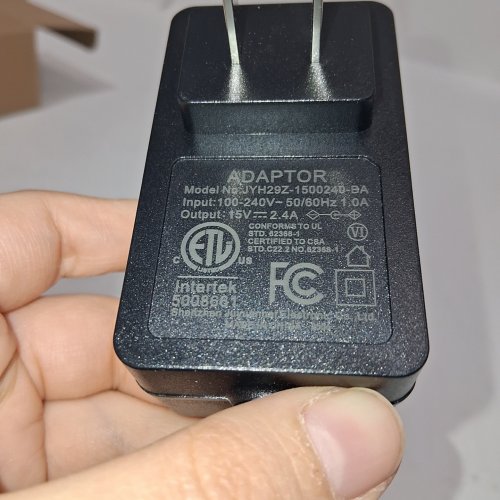 AC POWER ADAPTER - 15V - BLACK (MODEL: JYH29Z-1500240-BA) image 2