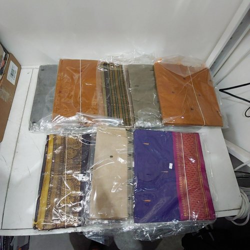 8 ASSORTED TRADITIONAL SAREE'S - VARIOUS COLOURS / STYLES image 2