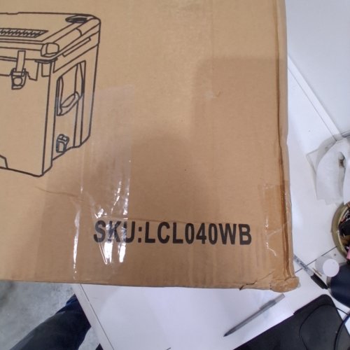 ECHOSMILE ROTOMOLDED COOLER - 40 QT - WHITE (MODEL:LCL040KB) image 2