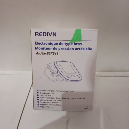 REDIVN ARM TYPE ELECTRONIC BLOOD PRESSURE MONITOR - WHITE/BLACK (MODEL: BSX568) image 2
