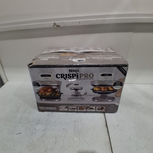 NINJA CRISPI PRO 6-IN-1 GLASS AIR FRYER - 2.5QT /6QT - BONE (MODEL: AS101CLG) image 7