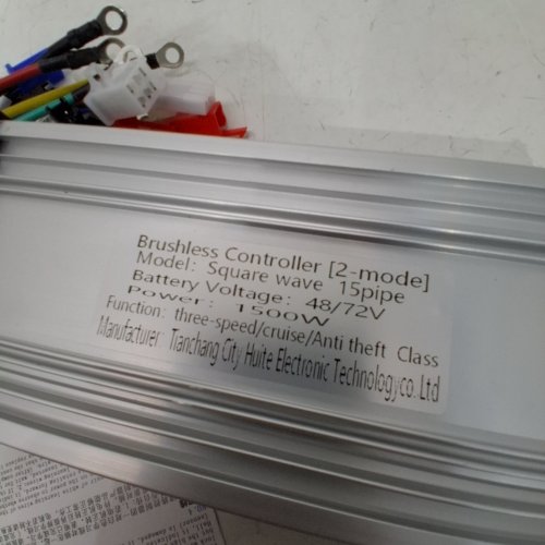 LABWORK BRUSHLESS DC MOTOR SPEED CONTROLLER FOR ELECTRIC BIKE SCOOTER - 48-72V - 1500W - SILVER image 2