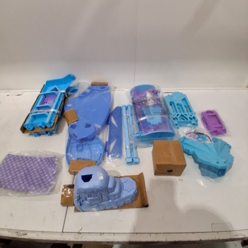 20PC MATTEL DISNEY FROZEN ELSA’S FROZEN ICE PALACE CASTLE PLAYSET - BLUE/PURPLE image 2