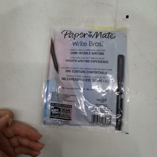 10PK PAPER MATE WRITE BROS. BALLPOINT PENS - 1.0 MM MEDIUM POINT - ASSORTED image 3
