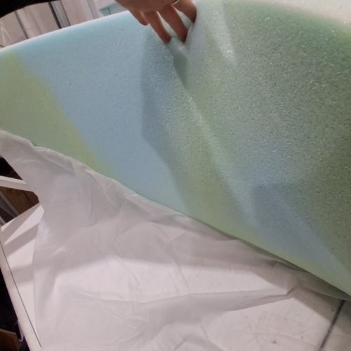 LINENSPA MEMORY FOAM GEL INFUSED MATTRESS TOPPER CERTIPUR-US - 3" - SINGLE - BLUE image 4