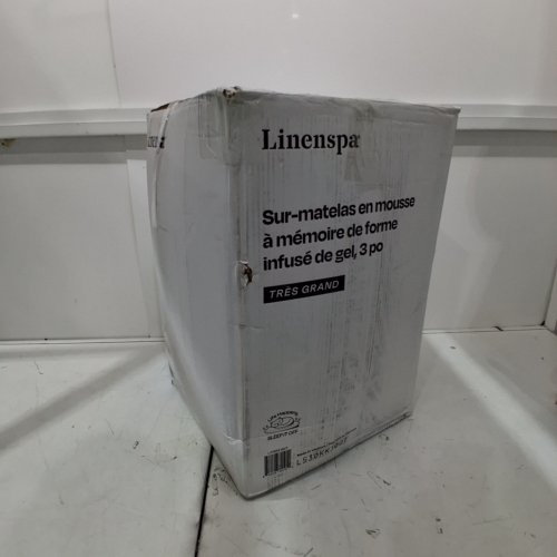 LINENSPA MEMORY FOAM GEL INFUSED MATTRESS TOPPER CERTIPUR-US - 3" - SINGLE - BLUE image 5