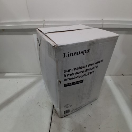 LINENSPA MEMORY FOAM GEL INFUSED MATTRESS TOPPER CERTIPUR-US - 3" - SINGLE - BLUE image 6