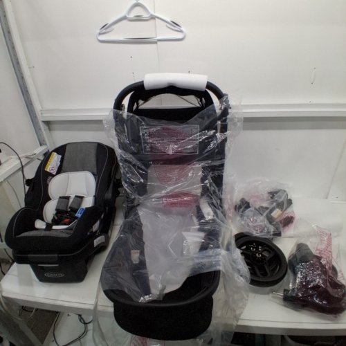 GRACO MODES NEST 3-IN-1 TRAVEL SYSTEM STROLLER & CAR SEAT COMBO WITH SNUGRIDE SNUGLOCK 35 ELITE - NICO/GREY/BLACK (MODEL: 2111199) image 3