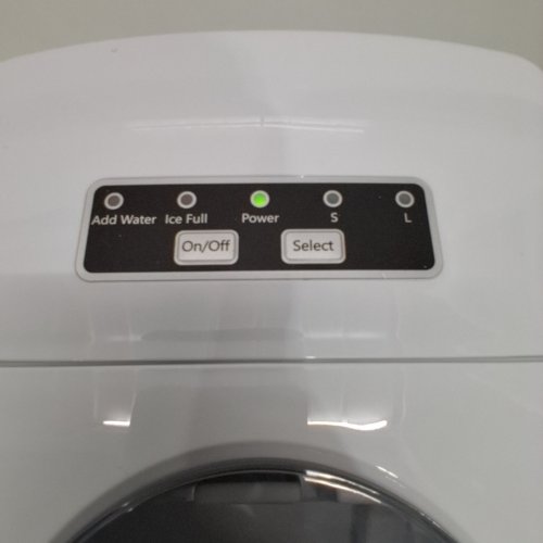 FRIGIDAIRE COMPACT ELECTRIC ICE MAKER - MAKES 26LBS OF ICE/DAY - WHITE - (MODEL: EFIC108-WHITE) image 2