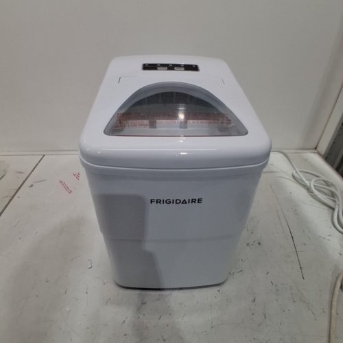 FRIGIDAIRE COMPACT ELECTRIC ICE MAKER - MAKES 26LBS OF ICE/DAY - WHITE - (MODEL: EFIC108-WHITE) image 3