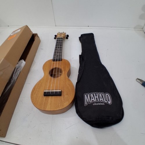 MAHALO SLIMLINE SERIES SOPRANO UKULELE WITH CARRYING BAG - 20.5" - TAN/BROWN (MODEL: MS1TBR) image 3
