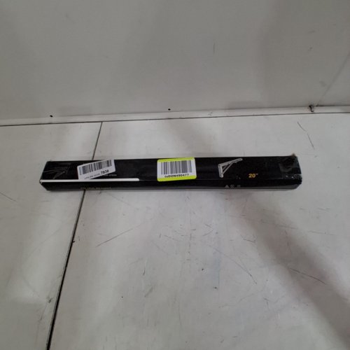 2PK HEAVY DUTY STAINLESS STEEL FOLDING SHELF BRACKETS - MAX LOAD 110LBS, 20" - SILVER image 4