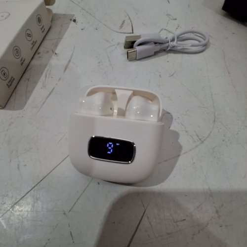 WIRELESS EARBUDS WITH CHARGING CASE - BLUETOOTH V5.4 - WHITE (MODEL: G11MAX) image 2