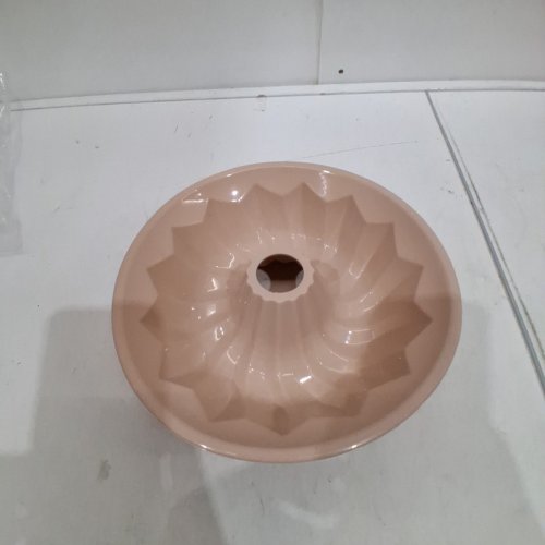 SILICONE FLUTED TUBE CAKE PAN MOLD - PINK image 2