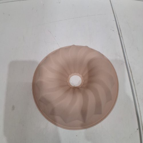 SILICONE FLUTED TUBE CAKE PAN MOLD - PINK image 3
