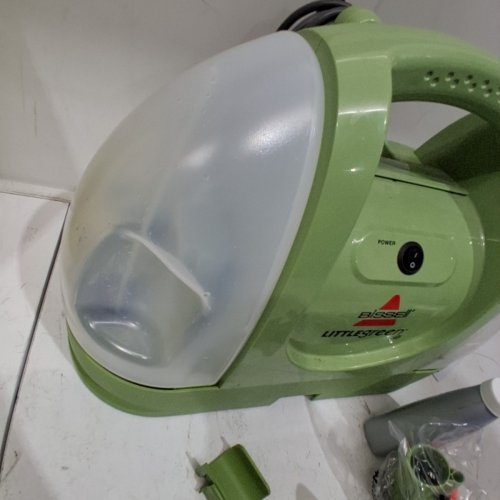 BISSELL LITTLE GREEN PORTABLE CARPET CLEANER FOR CARPET & UPHOLSTERY WITH STAIN BRUSH TOOL - 120V - GREEN - (MODEL: 1400J) image 5