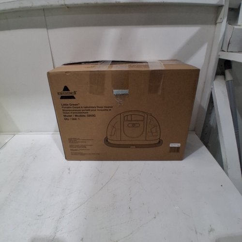 BISSELL LITTLE GREEN PORTABLE CARPET CLEANER FOR CARPET & UPHOLSTERY WITH STAIN BRUSH TOOL - 120V - GREEN - (MODEL: 1400J) image 6