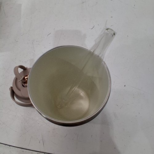 OHUFALL STAINLESS STEEL CERAMIC LINER COFFEE CUP WITH STRAW - 300ML -MELLOW COFFEE image 3