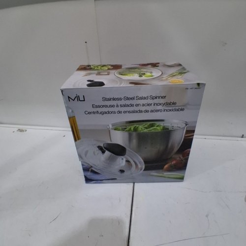 MIU HAND OPERATED DISHWASHER SAFE SALAD SPINNER - 6L - STAINLESS STEEL (MODEL: 2863207) image 4