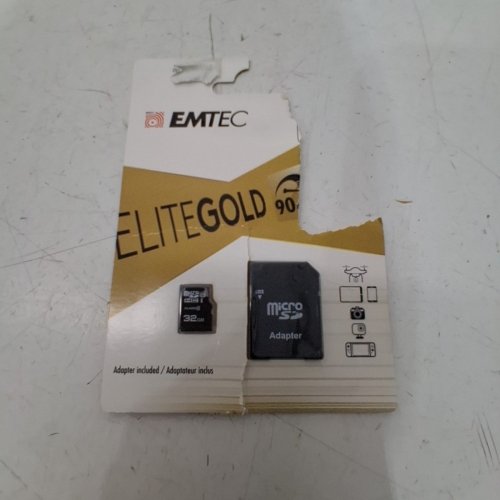 2PC EMTEC ELITE GOLD CARD + ADAPTER - 90MB - 32GB (MODEL:ECMSDN32GHC10GP) image 2