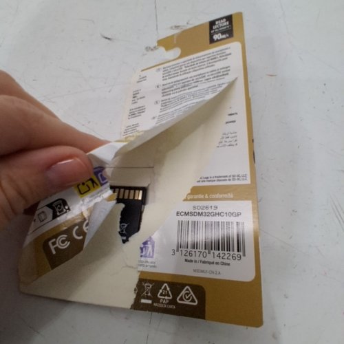 2PC EMTEC ELITE GOLD CARD + ADAPTER - 90MB - 32GB (MODEL:ECMSDN32GHC10GP) image 3
