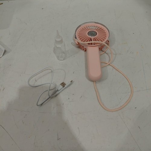 SWEETFULL PORTABLE MISTING FAN - 3 SPEED - 30 ML - PINK image 2