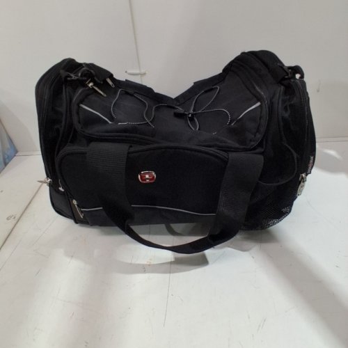 SWISS GEAR SPORT & TRAVEL DUFFEL BAG - 37.6L - 19.5" X 10.25" X 11.5" - BLACK (MODEL: SWA2850 / 1771120) image 2