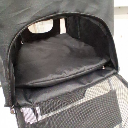 VIVO 4-WHEEL FOLDABLE PET STROLLER CARRIER -UP TO 30LB -BLACK (MODEL: ‎STROLR-V001K) image 5