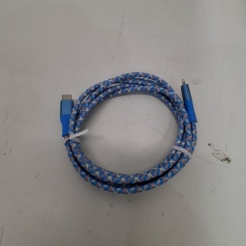 HEYDAY BRAIDED USB-C TO LIGHTNING CHARGING CABLE - 6FT - TRANQUIL BLUE image 2