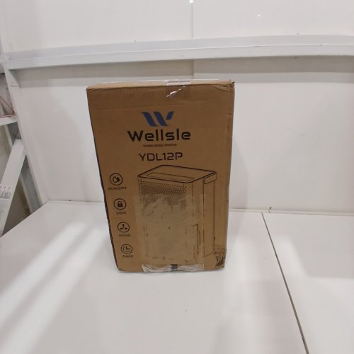 WELLSLE 40 PINT DEHUMIDIFIER WITH DRAIN HOSE - 0.4 GALLON WATER TANK - WHITE (MODEL: YDL12P) image 6