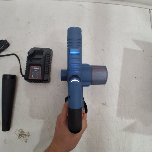 SENIX CORDLESS LEAF BLOWER - 20V - BLUE/BLACK (MODEL: BLX2-M) image 4
