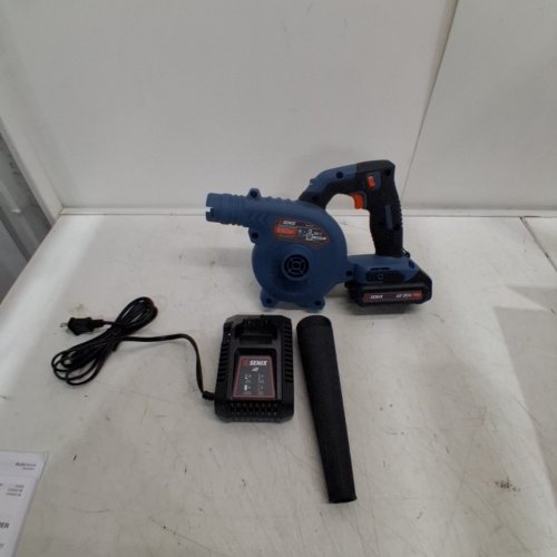 SENIX CORDLESS LEAF BLOWER - 20V - BLUE/BLACK (MODEL: BLX2-M) image 5