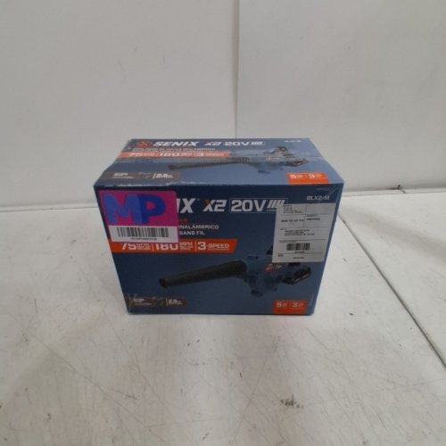 SENIX CORDLESS LEAF BLOWER - 20V - BLUE/BLACK (MODEL: BLX2-M) image 8