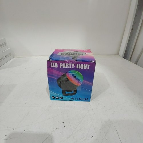 LED PORTABLE DISCO PARTY LIGHT - BLACK image 3