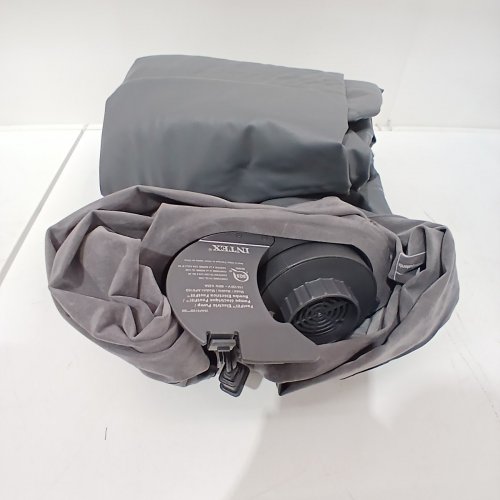 INTEX COMFORT PLUSH ELEVATED DURA-BEAM AIRBED WITH BUILT-IN ELECTRIC PUMP - TWIN / 18" - GREY (MODEL: EMW8924698) image 5