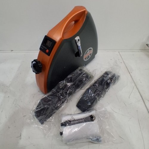 MARCY UNDER DESK MINI LEG AND ARM EXERCISE PEDAL CYCLE - 17" X 13.8" X 13.5" - GREY/ORANGE (MODEL: NS-909) image 3
