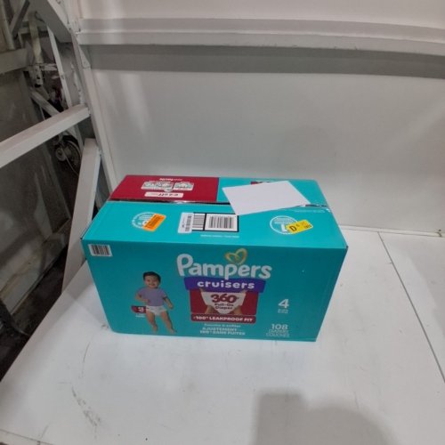 108PK PAMPERS CRUISERS 360 DEGREES 100% LEAKPROOF FIT DIAPERS - SIZE 4 (23LB - 37LB) image 2