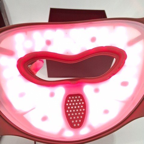 HOTTOERAK 4D WIRELESS RED BLUE INFRARED LED FACIAL LIGHT MASK - BROWN image 2