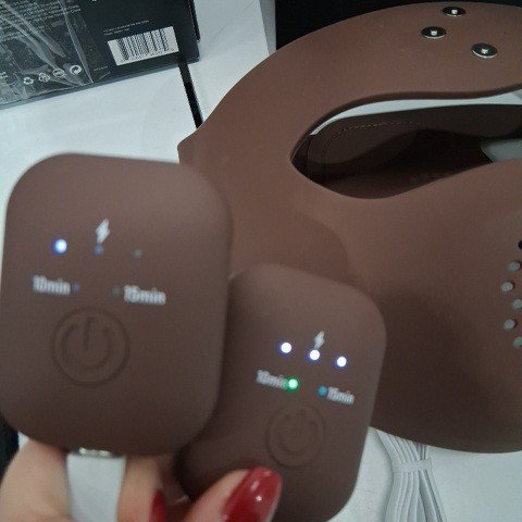 HOTTOERAK 4D WIRELESS RED BLUE INFRARED LED FACIAL LIGHT MASK - BROWN image 4