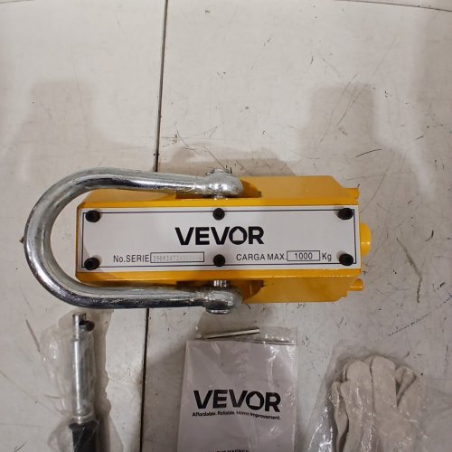 MAGNETIC LIFTER WITH RELEASE, HEAVY DUTY HOIST MAGNET - 2200 LBS / 1000KG CAPACITY - YELLOW (MODEL: PM-1000) image 5